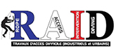 RAID - Rope Access Intervention & Diving, logo, Les entreprises, Lyon